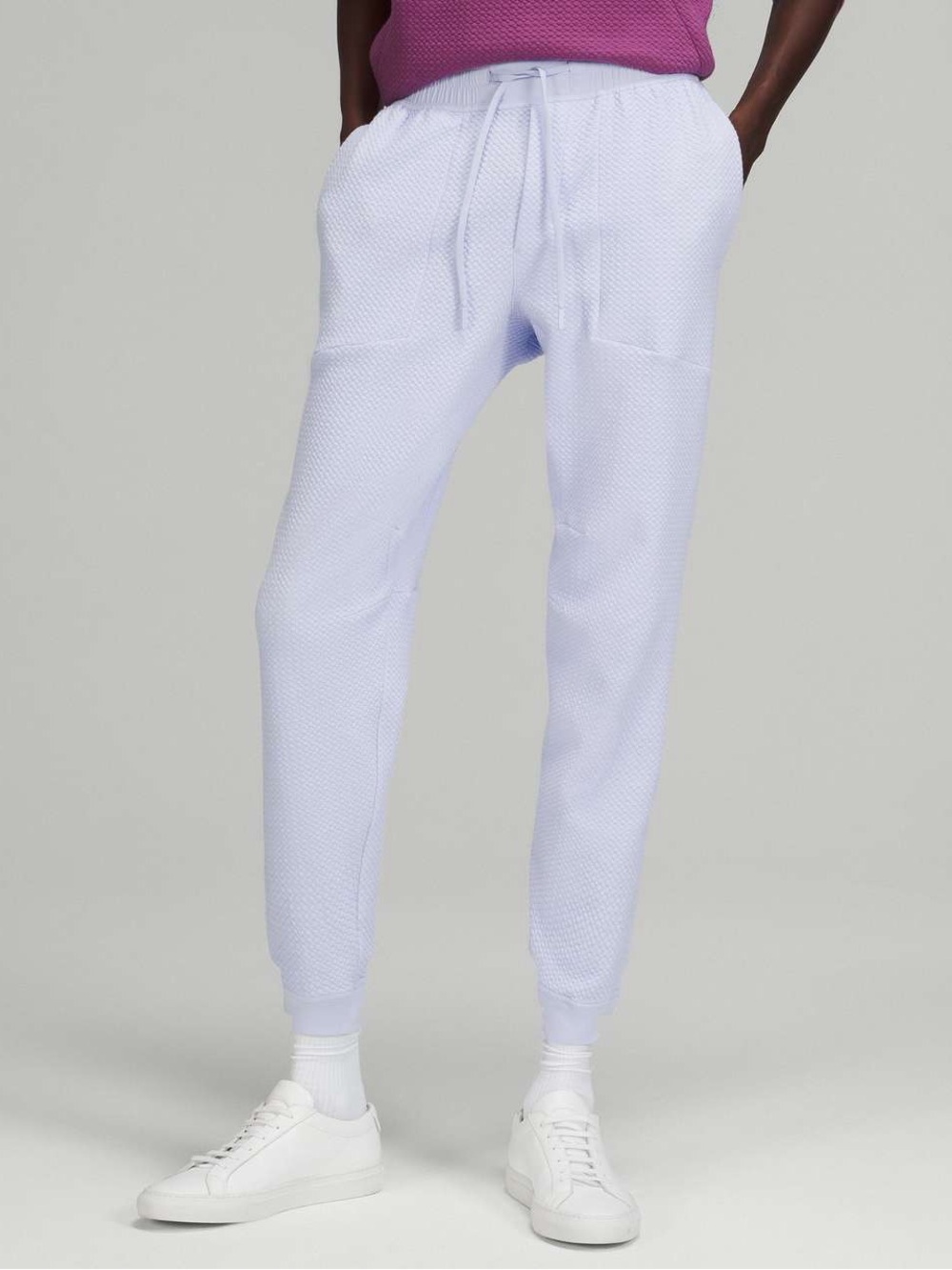 Lululemon athletica Pastel Blue Textured Joggers